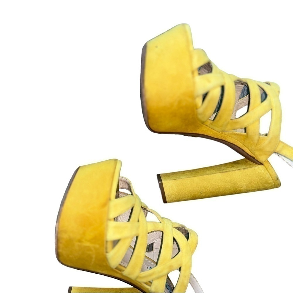 ❤️Authentic Prada
Super Platform Suede Cage Slingback Sandals - Picture 8 of 14